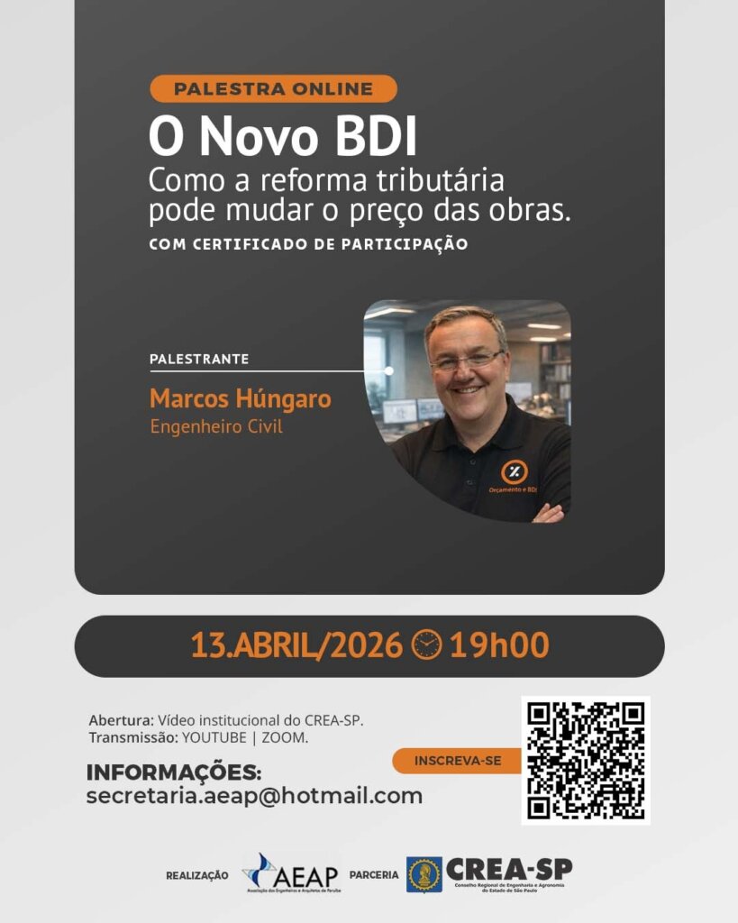 O novo BDI, como a reforma tributária pode mudar o preços das obras